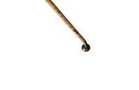 Rare, early 20th century French enamel top gueridon bistro table with iron tripod base and enamelled top featuring floral and foliate motifs.