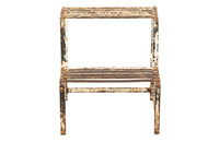 EARLY 20TH CENTURY FRENCH IRON PLANT STAND / GARDEN STEPS