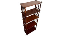 French mahogany etagere shelves with five tiers.