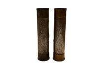 Pair of Early 20th Century French Decorative Trench Art Vases