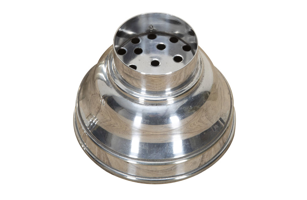 Early 20th Century English Art Deco silver plated cocktail shaker.