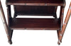 Mid century table faux bamboo low table that transforms into library steps when turned over. Italian. Mid Century furniture