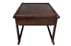 Mid century table faux bamboo low table that transforms into library steps when turned over. Italian. Mid Century furniture