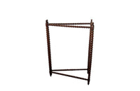 French folding bobbin towel rail or clothes horse.