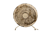 Late 19th Century French folding iron gueridon table with decorative pierced top