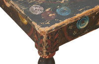 19th century French folk art painted side table