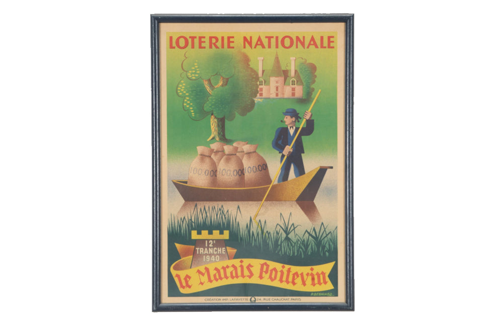 Small Loterie National poster by Pierre Besniard