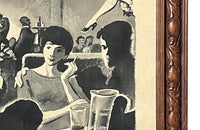 Mid-Century Italian 'Tabarin' Cabaret Print by Alessandrini, 1953