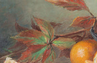 19th century still life painting of oranges