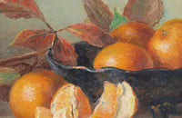 19th century still life painting of oranges