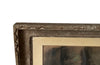 Mid century nude French pastel of a reclining female nude in carved frame. 