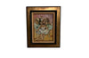 Mid-Century French framed oil on board painting of a ballet dancer by Grisot