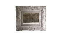 Mid-Century French Oil on Wood Painting 'Forest After Snowfall' by Henri Andre Martin