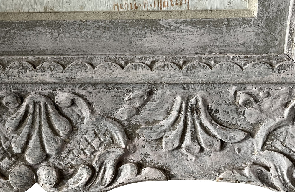 Mid-Century French Oil on Wood Painting 'Forest After Snowfall' by Henri Andre Martin