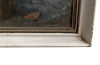 Signed 20th Century French framed still life oil on wood painting of roses in a confit pot. 