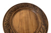 ROUND CARVED BREAD BOARD