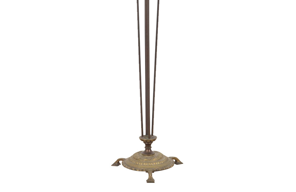 Elegant French floor lamp in the Neo-Classique style.