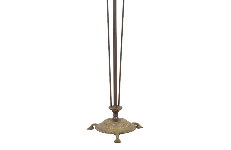 Elegant French floor lamp in the Neo-Classique style.