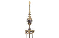 Elegant French floor lamp in the Neo-Classique style.