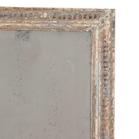 Early 20th Century French Carved Painted Mirror