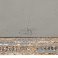 Early 20th Century French Carved Painted Mirror