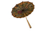 Charming and colourful 20th Century French Art Deco floral parasol.