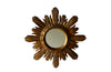 Mid 20th Century decorative Spanish giltwood sunburst mirror with rays. 