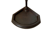 Elegantly simple late 19th Century French iron faux bamboo umbrella or stick stand.