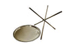 An elegant and useful mid-20th Century Italian silver-plated cocktail tray table.