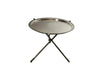 An elegant and useful mid-20th Century Italian silver-plated cocktail tray table.