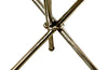 An elegant and useful mid-20th Century Italian silver-plated cocktail tray table.