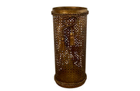 Mid-Century Italian gilt metal umbrella or stick stand attriuted to Li Puma