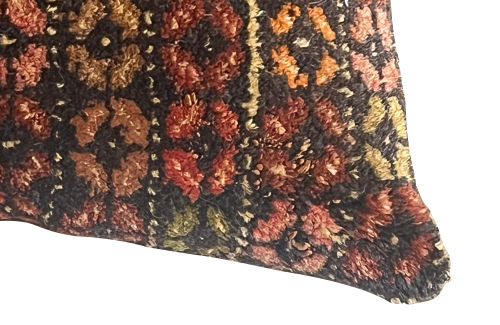 Antique Kurdish carpet cushion