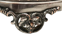 Late 19th Century French Silver-Plated Bacchanalian Bottle Coaster