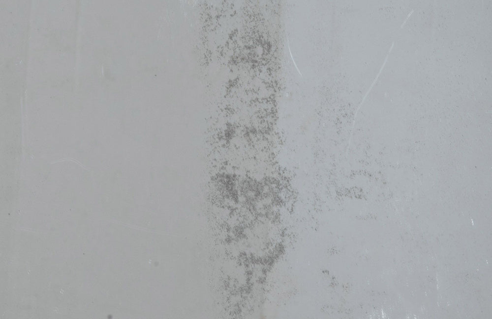 Large 19th Century French oak mirror with a beautifully deep carved oak acanthus motif frame.