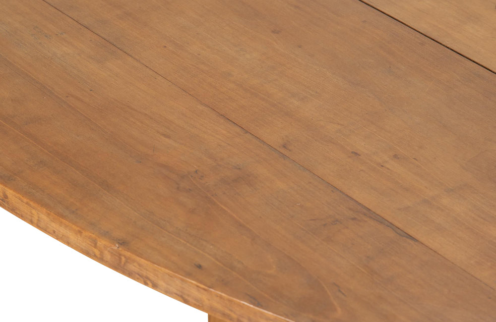 Large 19th Century French Cherrywood Oval Vigneron Table