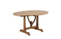 Large 19th Century French Cherrywood Oval Vigneron Table