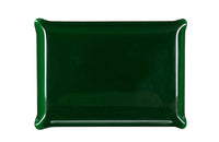 Large Mid-Century Italian Green Lucite Tray