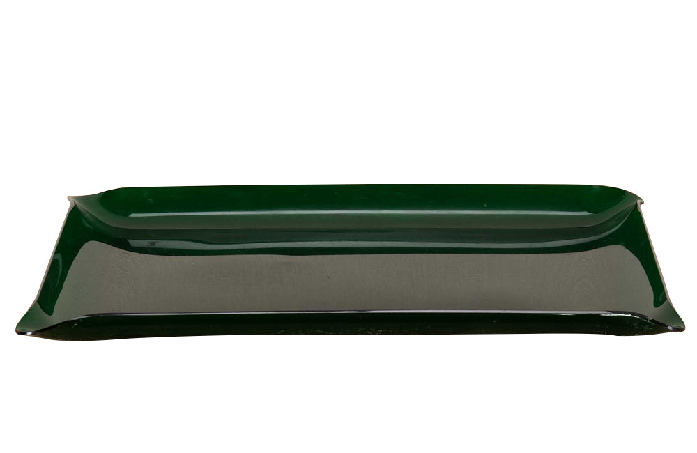 Large Mid-Century Italian Green Lucite Tray