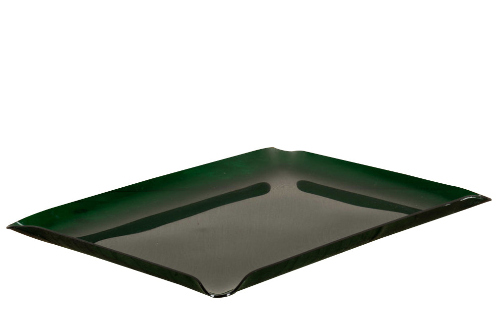 Large Mid-Century Italian Green Lucite Tray