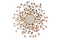 Large Mid-Century Spanish Wrought Iron Vine Mirror