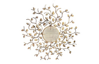 Large Mid-Century Spanish Wrought Iron Vine Mirror