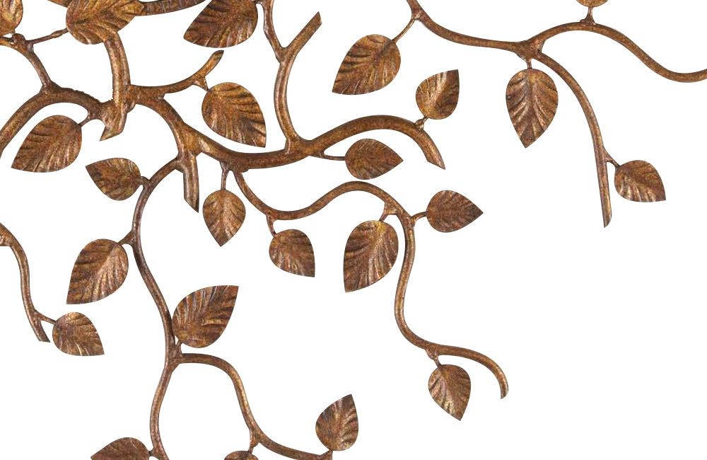 Large Mid-Century Spanish Wrought Iron Vine Mirror