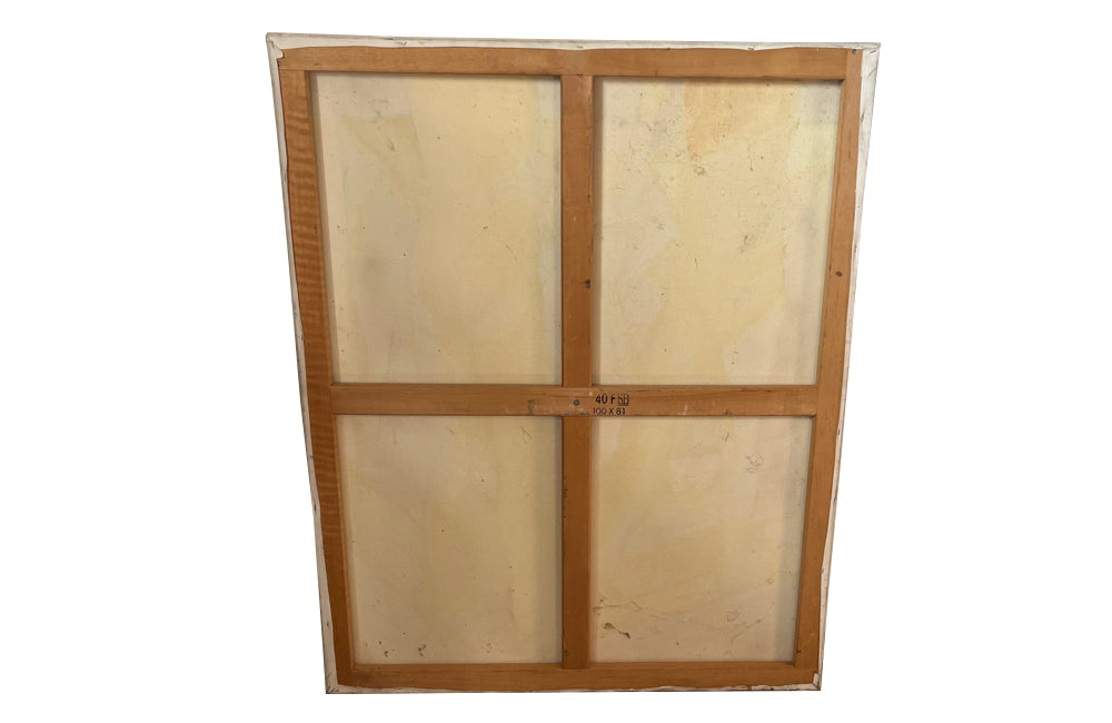 Large 20th Century Oil On Canvas Painting 'The Ballet Class'