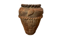 Large Mid-Century French Terracotta Decorative Planter