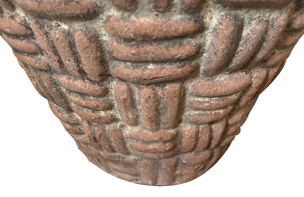 Large Mid-Century French Terracotta Decorative Planter