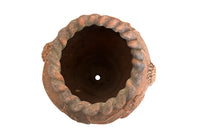 Large Mid-Century French Terracotta Decorative Planter