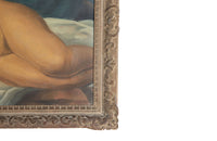 Large 20th Century French School Montparnasse Reclining Nude Painting By G. Besancenot ,1932