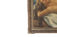 Large 20th Century French School Montparnasse Reclining Nude Painting By G. Besancenot ,1932