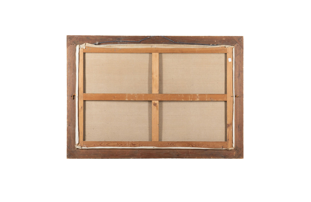 Large 20th Century French School Montparnasse Reclining Nude Painting By G. Besancenot ,1932